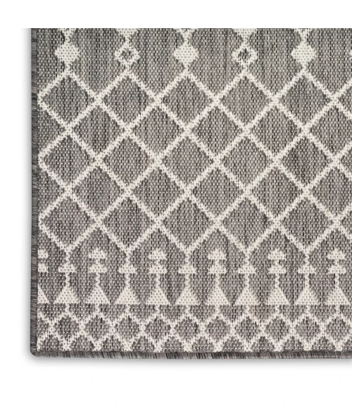 Nourison Positano Charcoal POS02 7 ft. X 10 ft. Rect. Rug