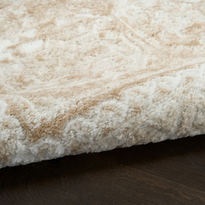 Nourison Dekor Cream Beige DEK01 5 ft. 3 in. X 7 ft. Rect. Rug