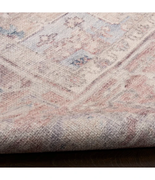 Nourison Vintage Washables Light Blue VWS07 5 ft. 3 in. X 7 ft. 3 in. Rect. Rug