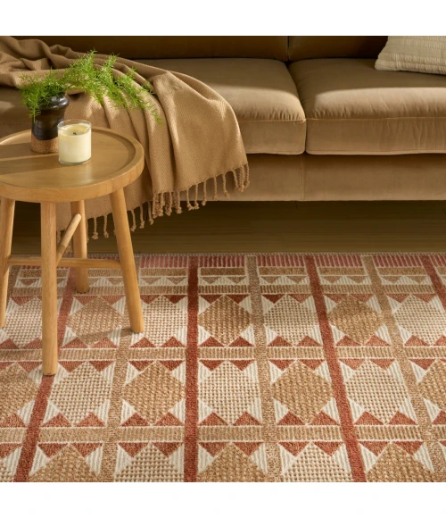 Nourison Nordic Rust NRC06 8 ft. X 10 ft. Rect. Rug