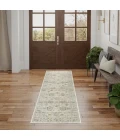 Nourison Traditional Home Ivory Beige TRH01 2ft.3in. x 8ft. Rect. Rug