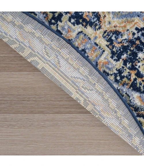 Nourison Nourison Essentials Persian Navy NRE07 6 ft. X Round Rug