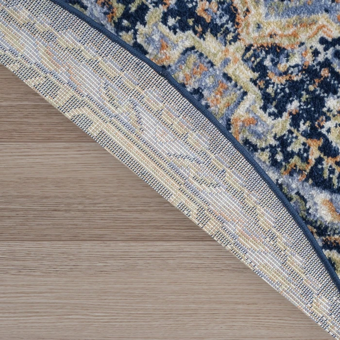 Nourison Nourison Essentials Persian Navy NRE07 6 ft. X Round Rug