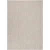 Nourison Home Horizon Indoor/Outdoor HOZ02 Grey 6 ft. X 9 ft. Area Rug