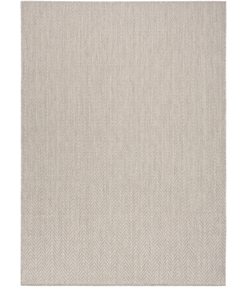 Nourison Horizon Indoor/Outdoor Grey HOZ02 6 ft. X 9 ft. Rect. Rug