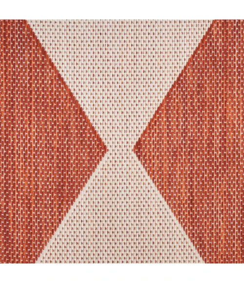 Nourison Positano Terracotta POS04 6 ft. X 9 ft. Rect. Rug