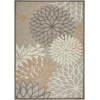 Nourison Home Aloha ALH05 Natural 3 ft. 6 in. X 5 ft. 6 in. Area Rug