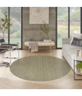 Nourison Tulum Olive TLM02 8 ft. X Round Rug