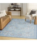 Nourison Home Botanical Washables Blue BOT04 5ft. x 7ft. Rect. Rug