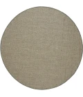 Nourison Home Courtyard Green COU01 5ft. x Round Round Rug