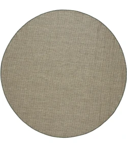 Nourison Home Courtyard Green COU01 5ft. x Round Round Rug