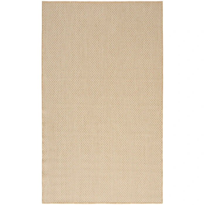 Nourison Courtyard Natural COU01 3 ft. X 5 ft. Rect. Rug