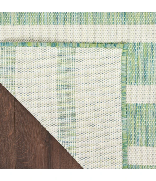 Nourison Positano Blue Green Ivory POS03 8 ft. X 10 ft. Rect. Rug