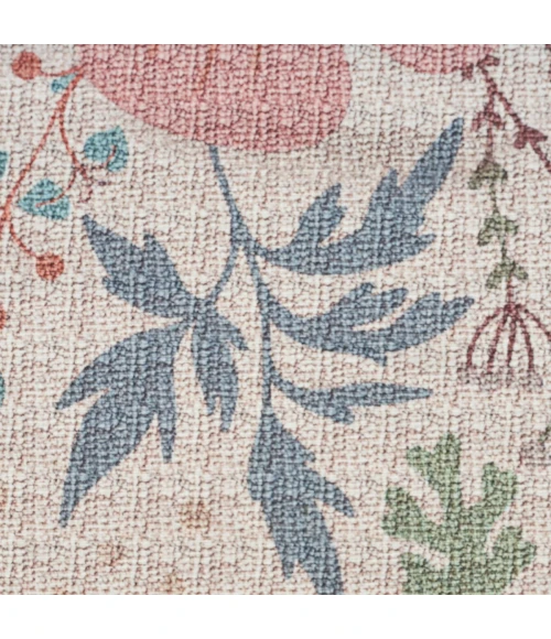 Nourison Nourison Washables Cream Multicolor NWB06 2 ft. X 3 ft. Rect. Rug
