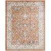 Nourison Home Astra Machine Washable ASW20 Rust Ivory 7 ft. 10 in. X 10 ft. Area Rug