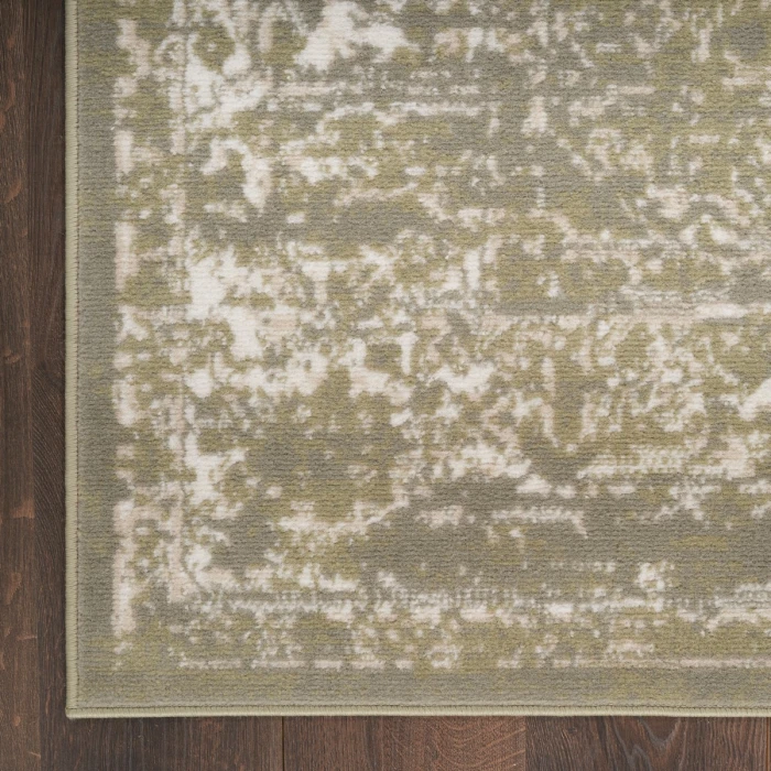 Nourison Grafix Olive GRF14 2 ft. X 6 ft. Rect. Rug