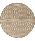 Nourison Positano Jute POS02 4ft. Round Rug