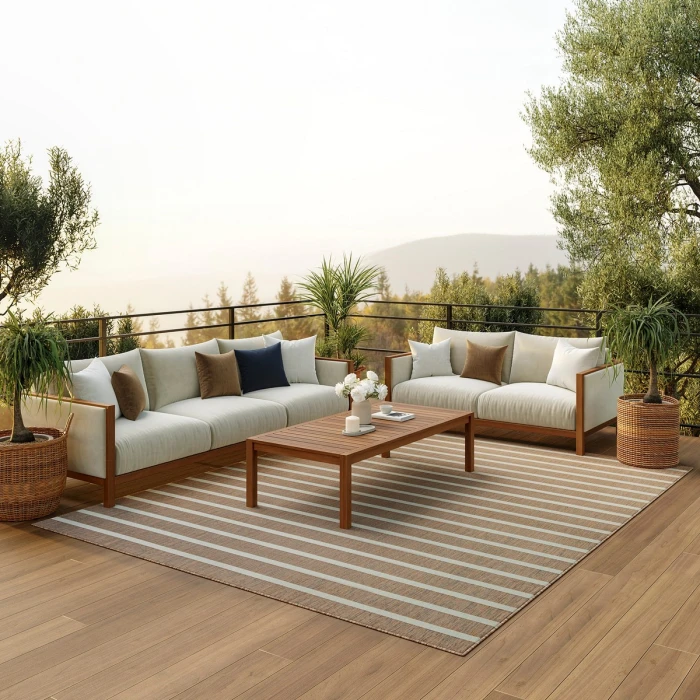 Nourison Positano Jute Ivory POS03 8 ft. X 10 ft. Rect. Rug