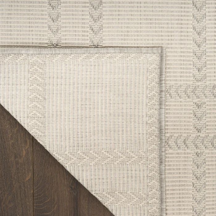 Nourison Home Horizon Indoor/Outdoor Grey HOZ04 2ft.2in. x 8ft. Rect. Rug
