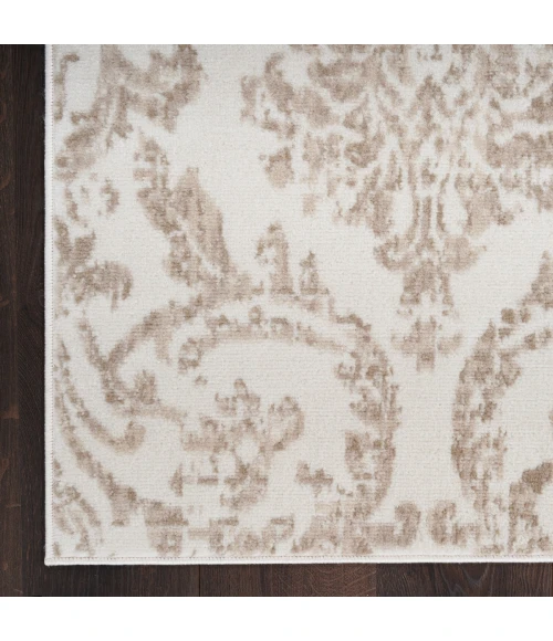 Nourison Jubilant Ivory Beige JUB09 4 ft. X 6 ft. Rect. Rug
