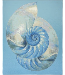 Nourison Home Color Splash Blue CSP01 5ft.3in. x 7ft.3in. Rect. Rug