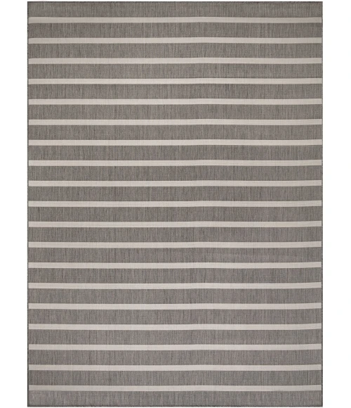 Nourison Positano Charcoal Ivory POS03 10ft. x 14ft. Rect. Rug