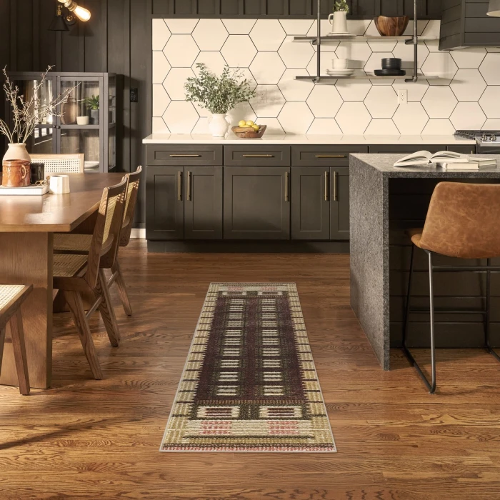 Nourison Nordic Rust NRC16 2 ft. X 6 ft. Rect. Rug