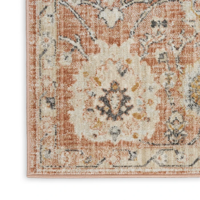 Nourison Oushak Home Rust OUS01 9 ft. X 12 ft. Rect. Rug