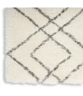 Nourison Home Dreamy Shag Cream / Ivory DRS07 5ft.3in. x 7ft.3in. Rect. Rug