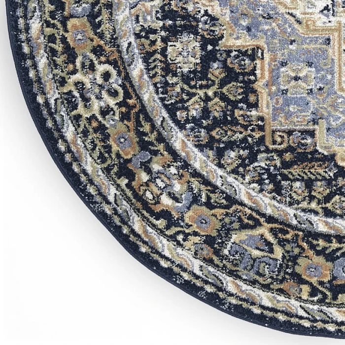 Nourison Nourison Essentials Persian Navy NRE07 6 ft. X Round Rug