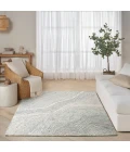 DKNY Pure Angles Ivory Blue ANG01 5 ft. X 7 ft. Rect. Rug