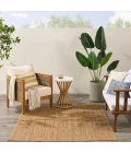 Nourison Horizon Indoor/Outdoor Natural HOZ02 5 ft. X 7 ft. Rect. Rug