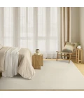 DKNY Pure Rows Cream / Ivory ROW01 8ft.6in. x 11ft.6in. Rect. Rug