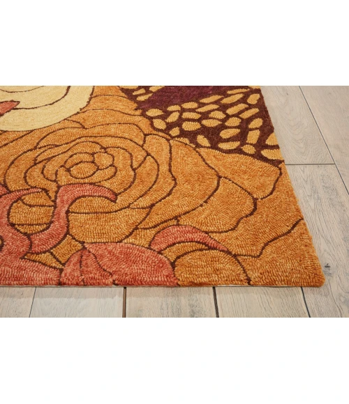 Nourison Home South Beach Red SOU07 8ft. x 10ft.6in. Rect. Rug