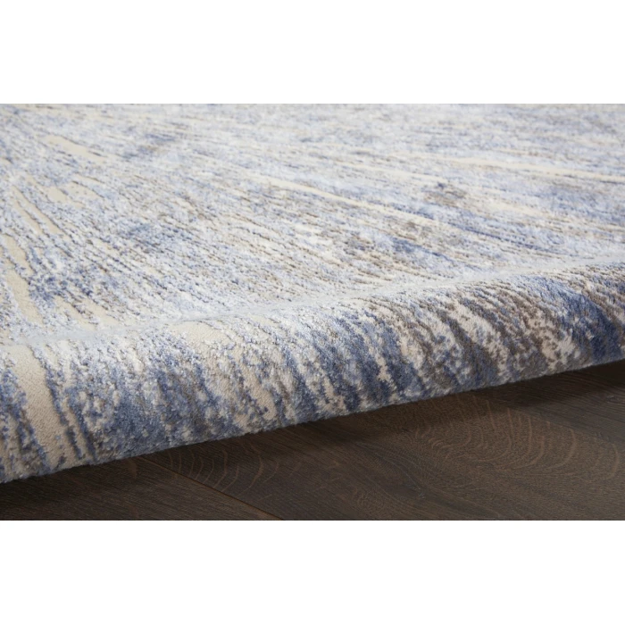 Nourison Home Silky Textures Blue SLY05 7ft.10in. x 10ft.6in. Rect. Rug