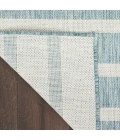 Nourison Positano Aqua Ivory POS03 12ft. x 15ft. Rect. Rug