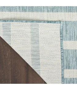 Nourison Positano Aqua Ivory POS03 12ft. x 15ft. Rect. Rug