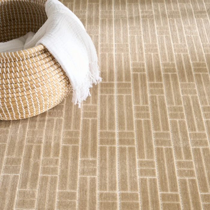 Nourison Washable Charm Beige Ivory WCH02 6 ft. X 9 ft. Rect. Rug