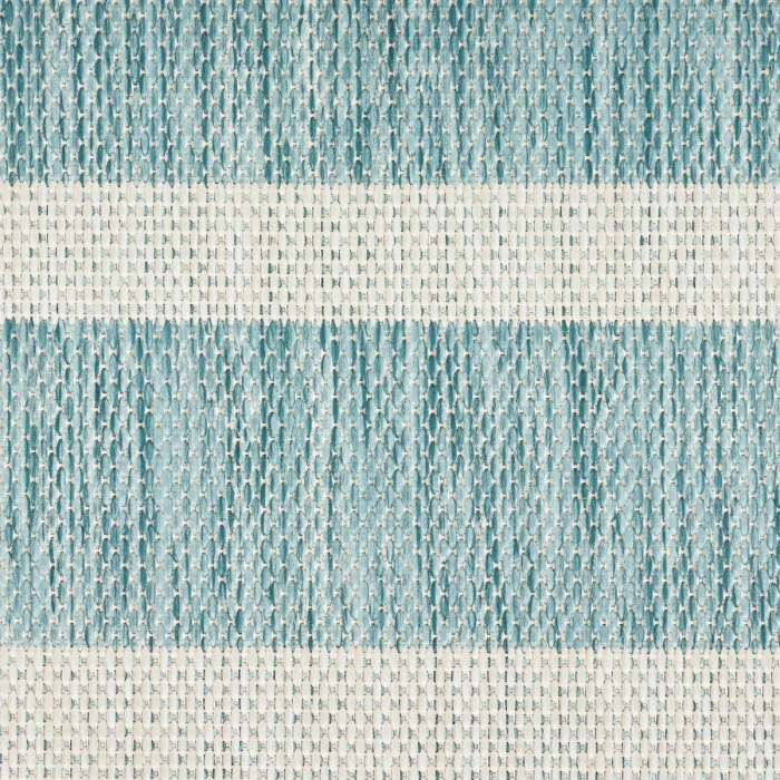 Nourison Positano Aqua Ivory POS03 2 ft. 2 in. X 10 ft. Rect. Rug