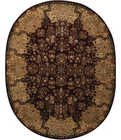 Nourison Home Nourison 2000 Plum 2145 7ft.6in. x 9ft.6in. Oval Oval Rug