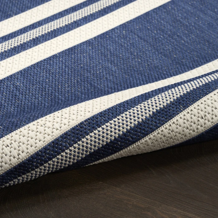 Nourison Home Horizon Indoor/Outdoor Blue HOZ05 2ft.2in. x 8ft. Rect. Rug
