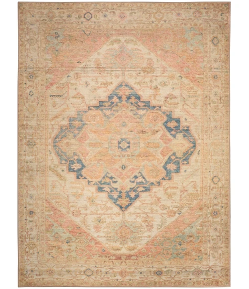 Nourison Vintage Washables Multicolor VWS15 7 ft. 10 in. X 9 ft. 10 in. Rect. Rug