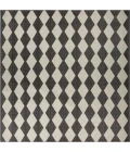 Nourison Positano Black POS04 8ft. Square Rug