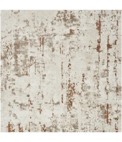 Nourison Quarry Ivory Rust QUA01 7ft.10in. Square Rug
