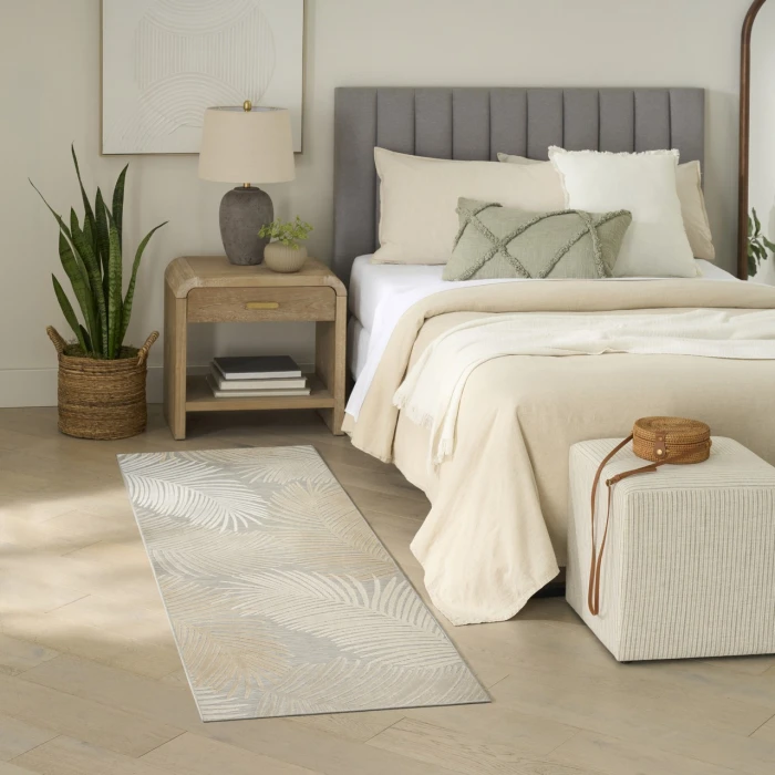 Nourison Home Suncoast Grey SNC03 2ft. x 6ft. Rect. Rug