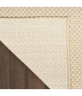 Nourison Tulum Cream TLM03 2 ft. 2 in. X 8 ft. Rect. Rug