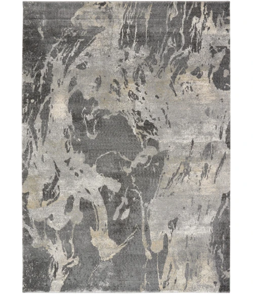 Nourison Home Fusion Grey FSS16 7ft.10in. x 10ft.6in. Rect. Rug