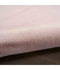 Nourison Soft Plush Rabbit Fur Lavender SFF01 7 ft. 6 in. X 9 ft. 6 in. Rect. Rug