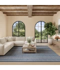 Nourison Positano Navy Ivory POS03 8ft. Square Rug