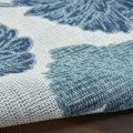 Nourison Garden Oasis Blue GOA04 2 ft. X 4 ft. Rect. Rug